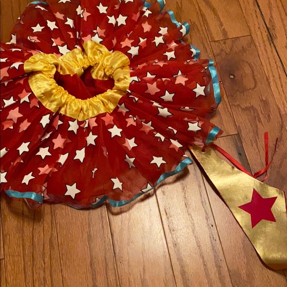 Wonder Women Tutu and headband